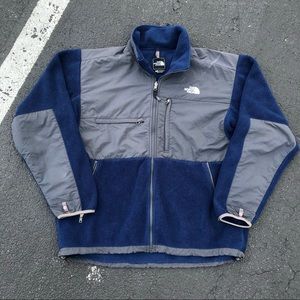 Vintage North Face TNF Navy Blue Denali Fleece XL